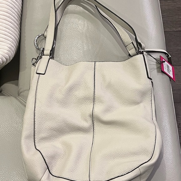 Vince Camuto Gray Hobo Bag with Silver Hardware - Picture 2 of 7